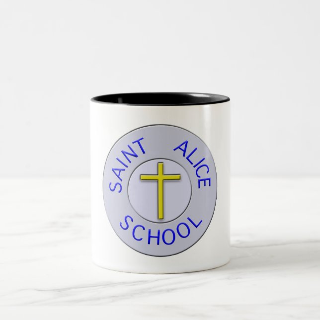 Saint Alice School Color Patch Two-Tone Coffee Mug (Center)