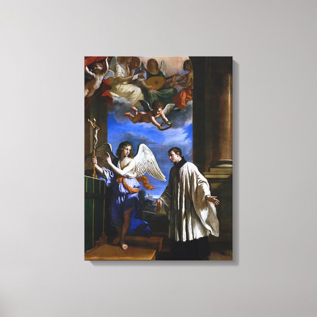 Saint Aloysius de Gonzaga Canvas Print (Front)