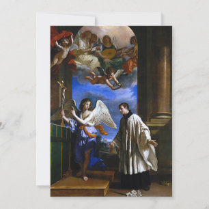 Saint Aloysius de Gonzaga Plaque Holiday Card
