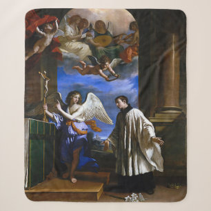 Saint Aloysius de Gonzaga Sherpa Blanket