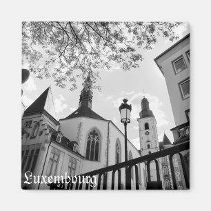 Saint Alphonse church in Luxembourg travel Magnet