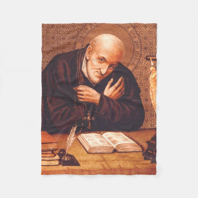 Saint Alphonsus Liguori Fleece Blanket (Front)