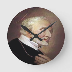 Saint Alphonsus Liguori Round Clock