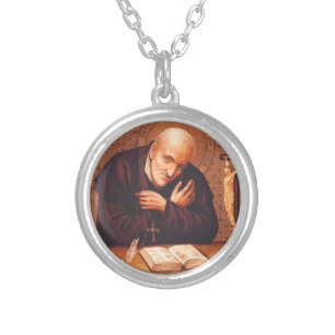 Saint Alphonsus Liguori Silver Plated Necklace