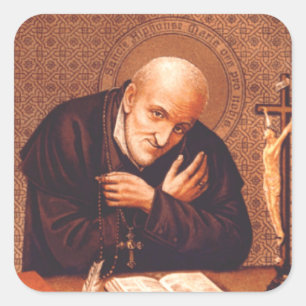Saint Alphonsus Liguori Square Sticker