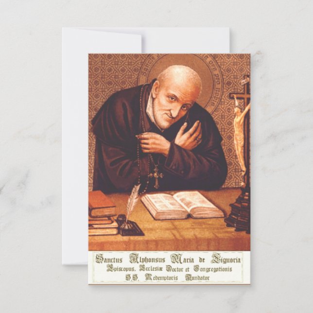 Saint Alphonsus Liguori Thank You Card (Front)