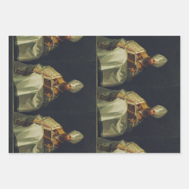 Saint Ambrose by Francisco de Goya Wrapping Paper Sheets (Front)