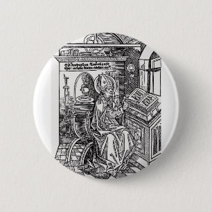 Saint Ambrose of Milan Button