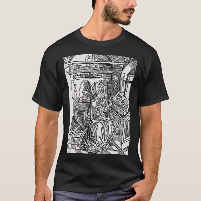Saint Ambrose of Milan T-Shirt (Front)