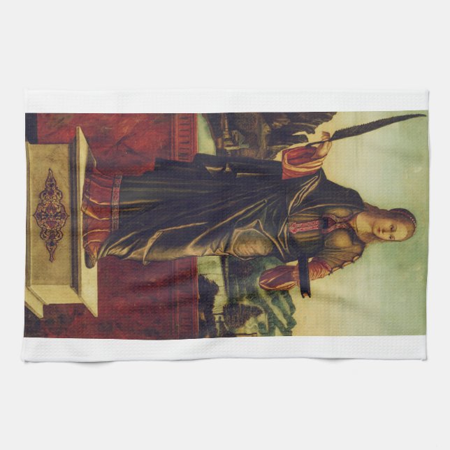 Saint Anastasia of Rome Kitchen Towel (Horizontal)
