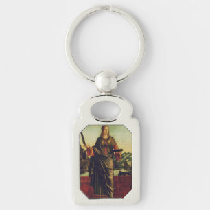 Saint Anastasia of Rome Premium Art Keychain