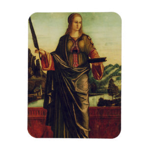 Saint Anastasia of Rome Premium Art Magnet