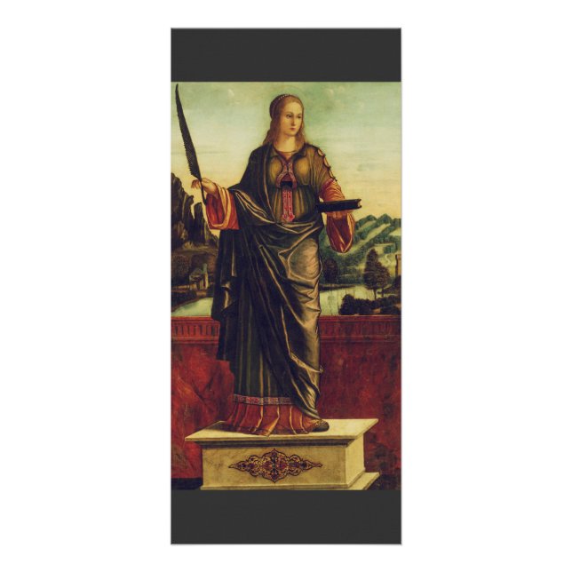 Saint Anastasia of Rome Rack Card (Front)