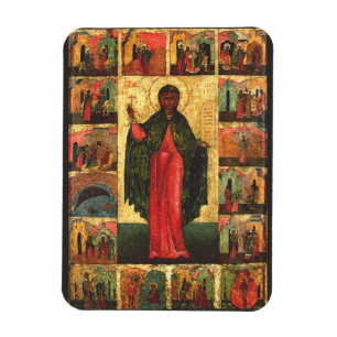 Saint Anastasia the Deliverer Byzantine Art Magnet