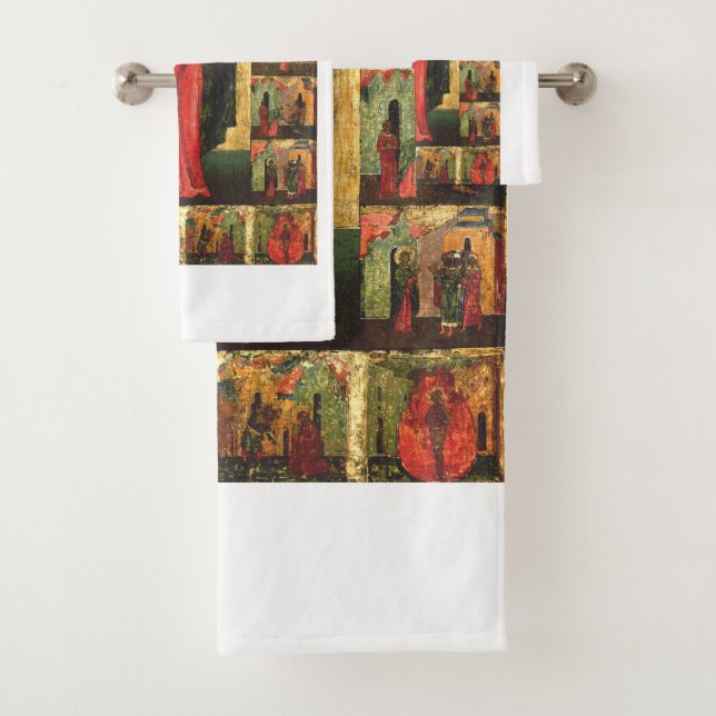 Saint Anastasia Virgin and martyr Bath Towel Set (Insitu)