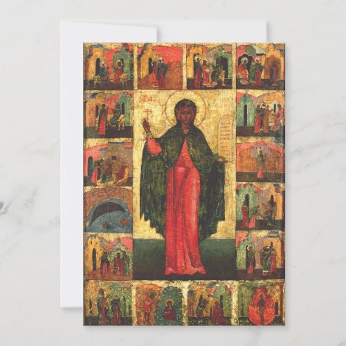 Saint Anastasia Virgin and martyr Holiday Card