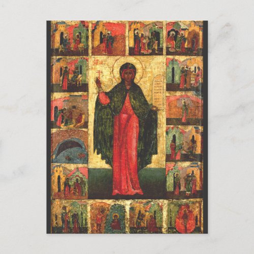 Saint Anastasia Virgin and martyr Holiday Postcard