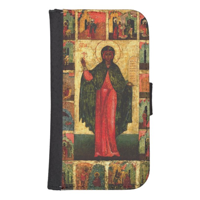 Saint Anastasia Virgin and martyr Samsung Galaxy Wallet Case (Front)