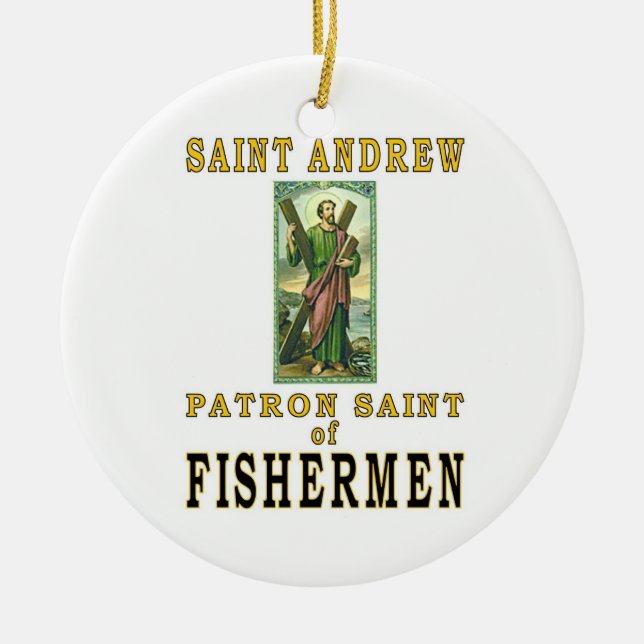 SAINT ANDREW CERAMIC ORNAMENT (Front)