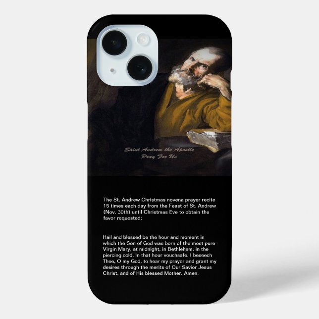 Saint Andrew Christmas Novena Case-Mate iPhone Case (Back)