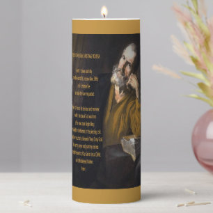 Saint Andrew Christmas Novena Pillar Candle