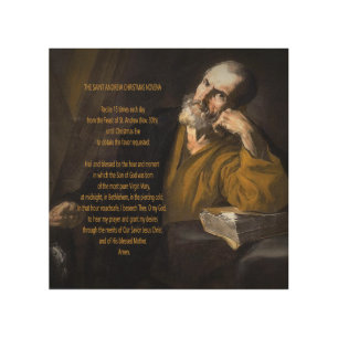 Saint Andrew Christmas Novena Wood Wall Art