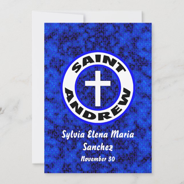 Saint Andrew Invite (Front)