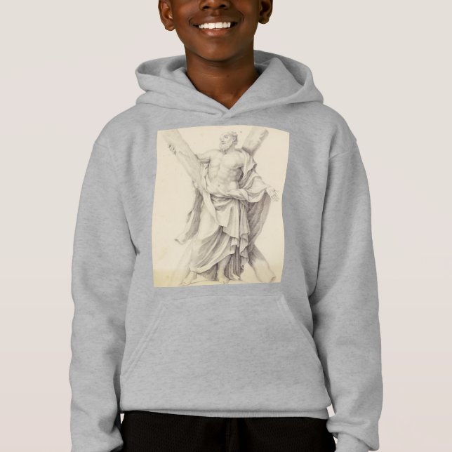 Saint Andrew one of 12 Apostles Hoodie (Front)