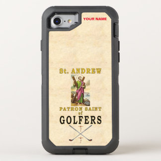 SAINT ANDREW (Patron Saint of Golfers) OtterBox Defender iPhone SE/8/7 Case