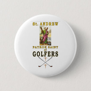 SAINT ANDREW PINBACK BUTTON