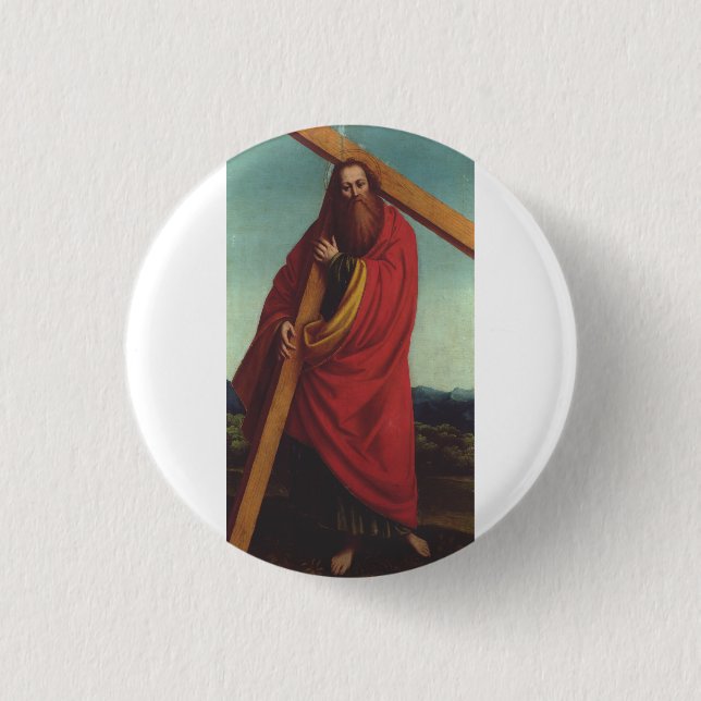 Saint Andrew the Apostle First‑Called Disciple Button (Front)