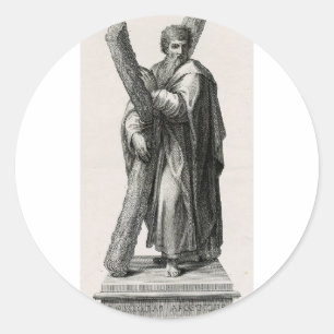 Saint Andrew the Apostle First‑Called Disciple Classic Round Sticker