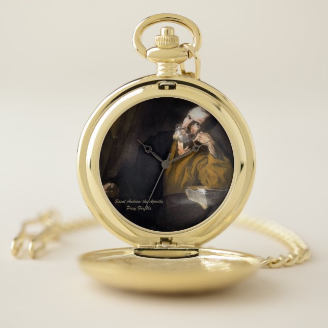 Saint Andrew the Apostle Pocket Watch (Inside)