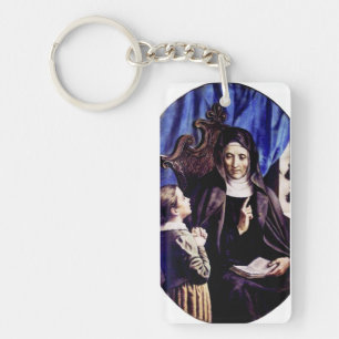 Saint Angela Merici Patron Saint of Educators and Keychain