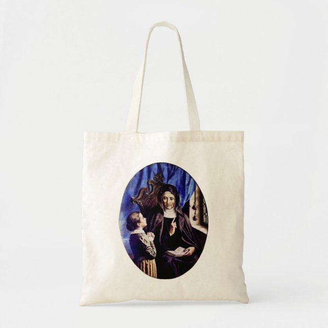 Saint Angela Merici Virgin and foundress Tote Bag (Front)