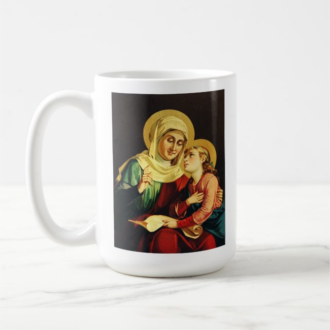 Saint Ann and Virgin Mary Coffee Mug (Left)