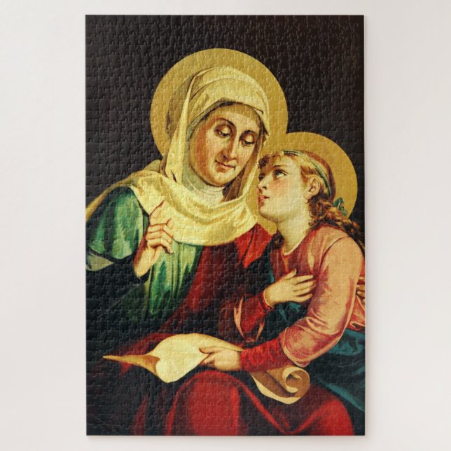 Saint Ann and Virgin Mary Jigsaw Puzzle (Vertical)
