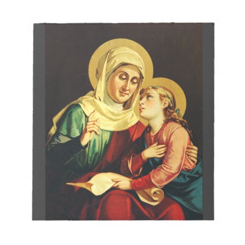 Saint Ann and Virgin Mary Notepad