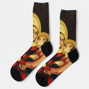 Saint Ann and Virgin Mary Socks