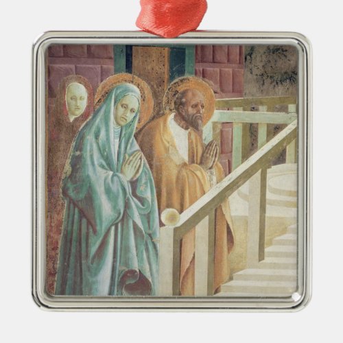 Saint Anne and Joachim at the Presentation of Metal Ornament