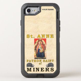 SAINT ANNE (Patron Saint of Miners) OtterBox Defender iPhone SE/8/7 Case