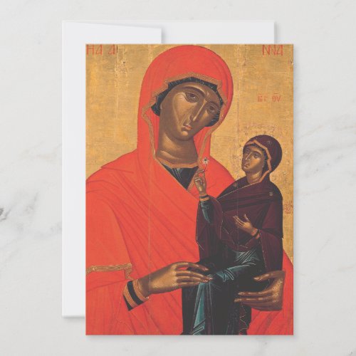 Saint Anne with the Virgin Mary Holiday Card