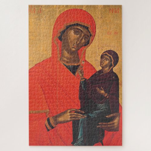 Saint Anne with the Virgin Mary Jigsaw Puzzle