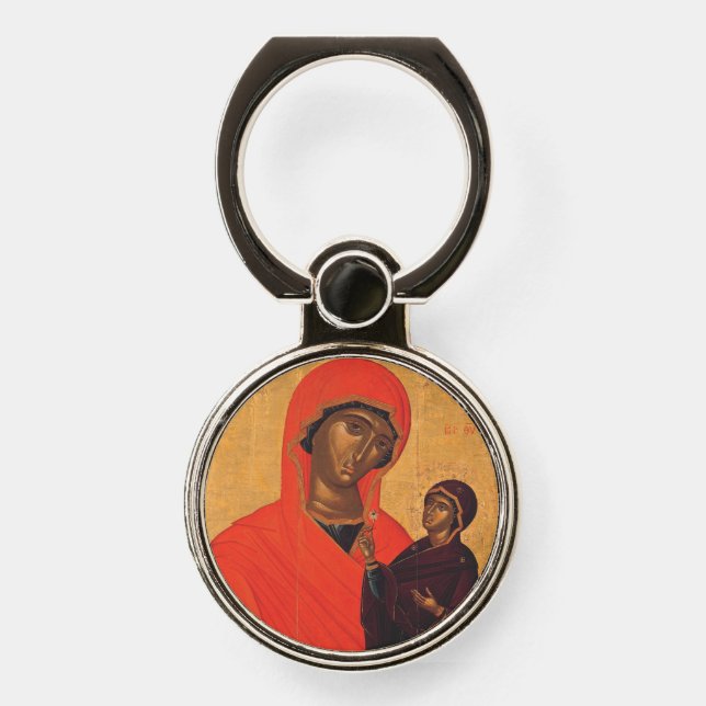 Saint Anne with the Virgin Mary Phone Ring Stand (Front)