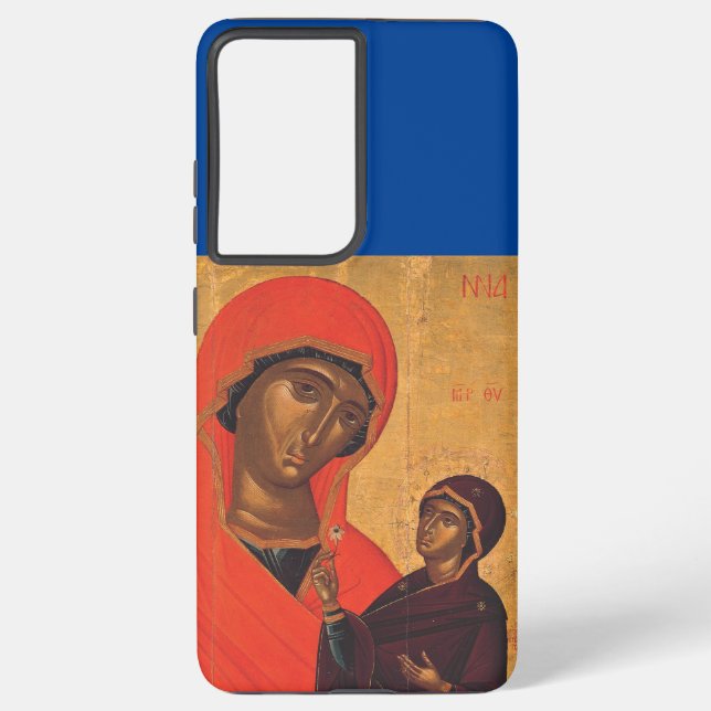 Saint Anne with the Virgin Mary Samsung Galaxy Case (Back)