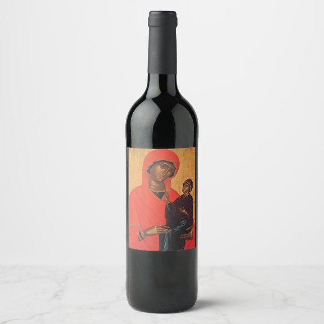 Saint Anne with the Virgin Mary Wine Label (Front)