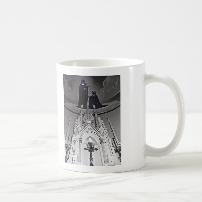 Saint Anne's Catholic Church on Mackinac Island Coffee Mug (Right)