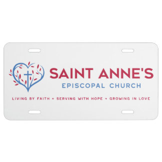 Saint Anne's License Plate
