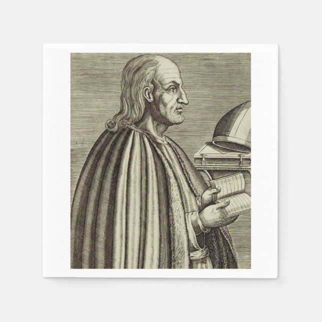Saint Anselm of Canterbury Doctor of the Church Napkins (Front)