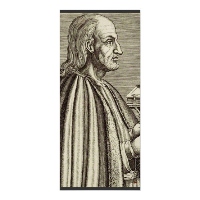 Saint Anselm of Canterbury Doctor of the Church Rack Card (Front)